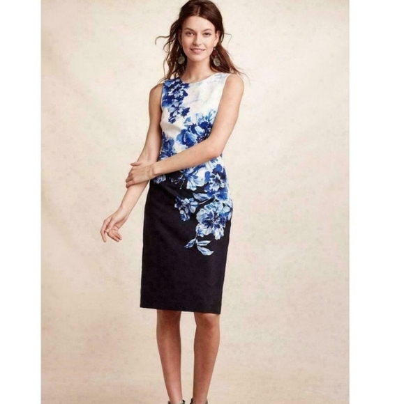 Anthropologie Dresses & Skirts - Anthropologie Maeve Vanda Floral Sheath Dress, Size 10
